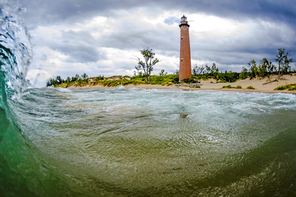 Little Sable Point Lighthouse is Silver Lake State Park