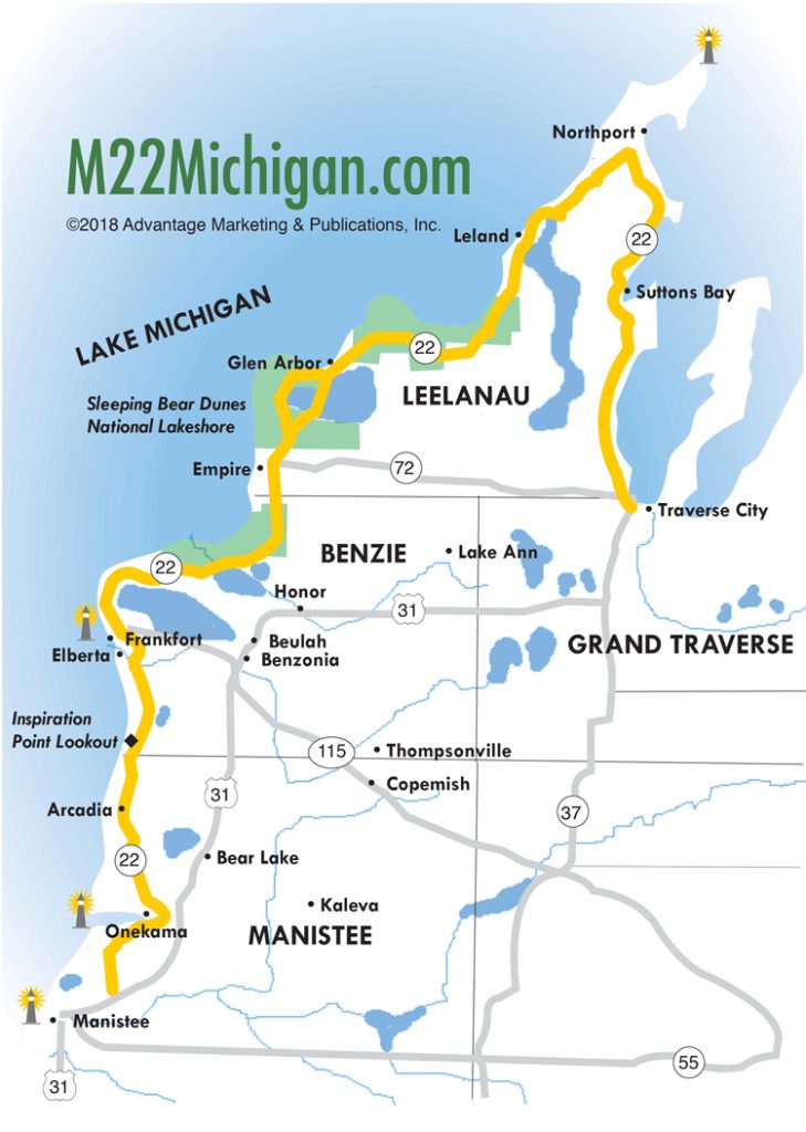 M-22 Map