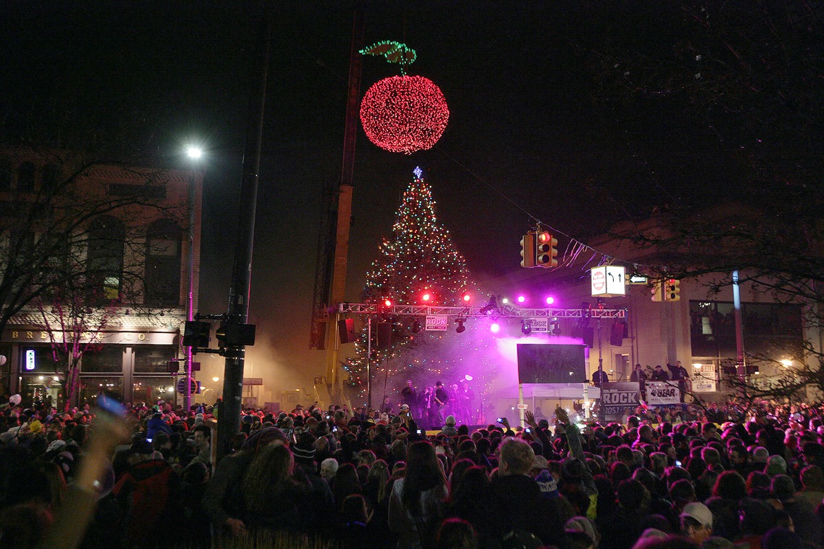 CherryT Ball Drop in Traverse City West Michigan Guides